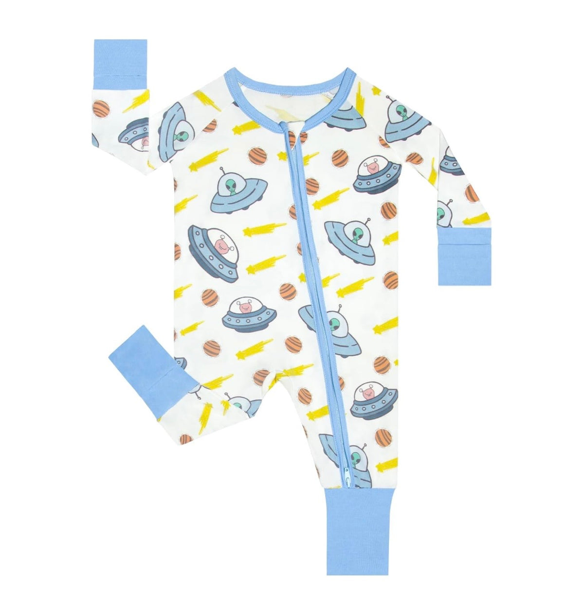 Alien Rayon Of Bamboo Footless Baby Pajamas