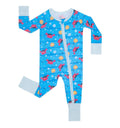 Pirate Crab Rayon Of Bamboo Footless Baby Pajamas