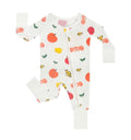 Monkey & Fruit Rayon Of Bamboo Footless Baby Pajamas