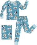 Skating Animals Rayon of Bamboo 2-Piece Pajama Set